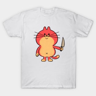 Knife cat T-Shirt